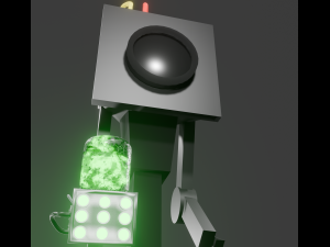Ricks robot 3D Modell