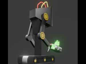 Ricks robot 3D Modell