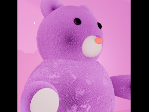 Fluffy bear 3D Модель