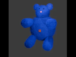 Fluffy bear 3D Model