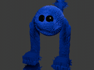 Fluffy bird Modelo 3D