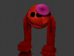 Fluffy bird Modelo 3D