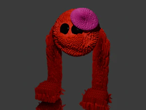 Fluffy bird 3D Model