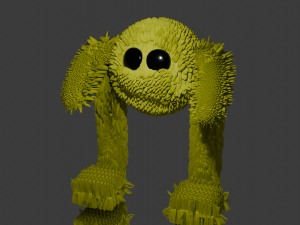 Fluffy bird Modelo 3D
