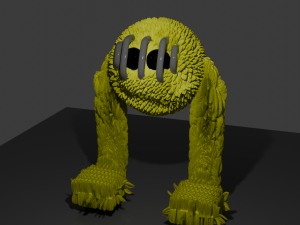Fluffy bird Modelo 3D
