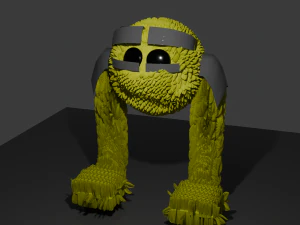 Fluffy bird 3D Model