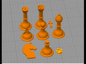 Chess-Ajedrez 3D Baskı Modeli