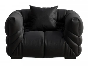 आधुनिक असली लेदर सोफा 3D मॉडल