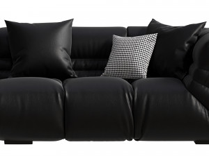 Modern Genuine Leather Sofa Modèle 3D