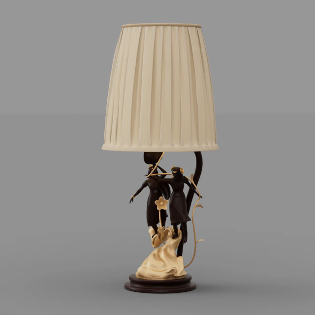 Lamp table 3D Model .c4d .max .obj .3ds .fbx .stl .blend