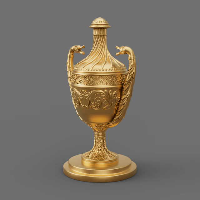 Vase 3D Model .c4d .max .obj .3ds .fbx .stl .blend 