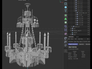 Chandelier 3D Model