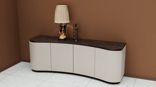 TABLE FORM CANNETE BUFFET 3D Model .c4d .max .obj .3ds .fbx .stl .blend