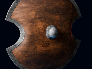 3D shield game-ready lowpoly 3D Model