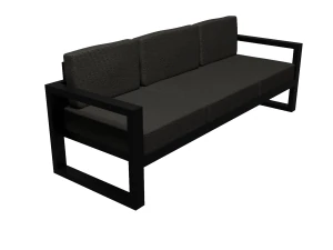 Sillon de Exterior Con base de metal Model 3D
