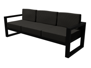 Sillon de Exterior Con base de metal 3D Model