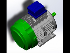 3D Moteur Electrique 3D Model