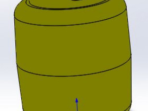 Gas cylinder Model 3D