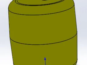 Gas cylinder 3D Model