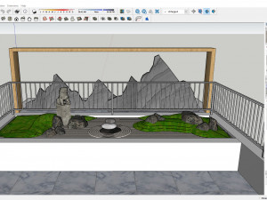 TERRACE GARDEN LANDSCAPE-JAPAN Modelo 3D