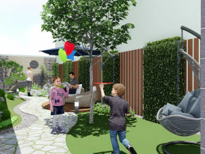 GARDEN LANDSCAPESTYLE 1 3D Model