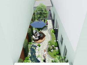 GARDEN LANDSCAPESTYLE 1 3D Model