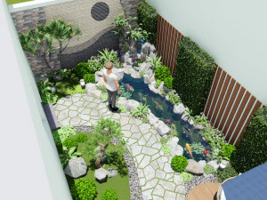GARDEN LANDSCAPESTYLE 1 3D Model
