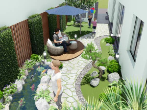 GARDEN LANDSCAPESTYLE 1 3D Model