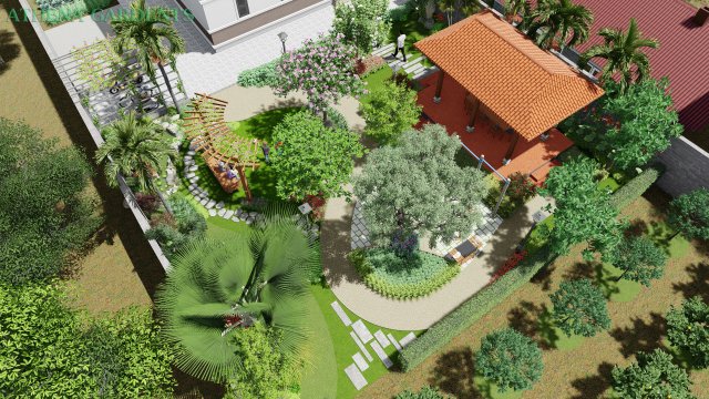 GARDEN LANDSCAPESTYLE 2 Model 3D .c4d .max .obj .3ds .fbx .stl .blend 
