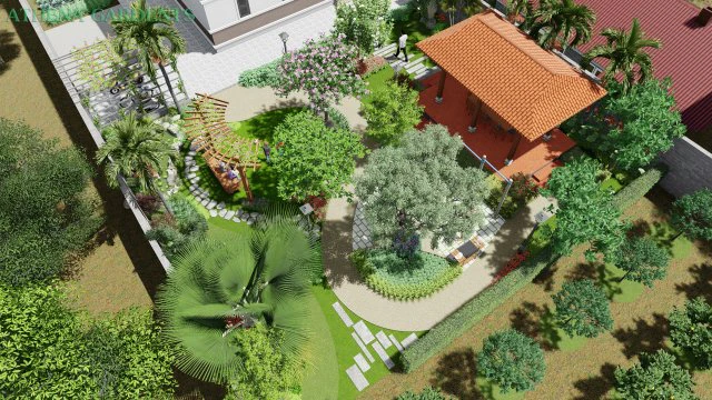 GARDEN LANDSCAPESTYLE 2 3D Model .c4d .max .obj .3ds .fbx .stl .blend 