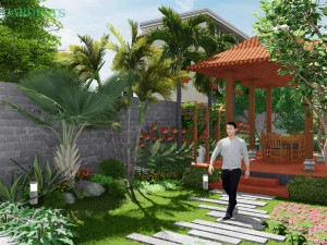 GARDEN LANDSCAPESTYLE 2 Model 3D