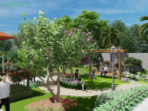 GARDEN LANDSCAPESTYLE 2 Model 3D