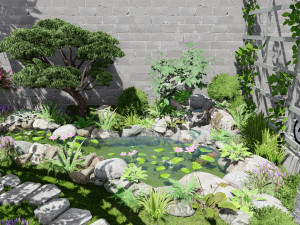 GARDEN LANDSCAPESTYLE 2 Model 3D