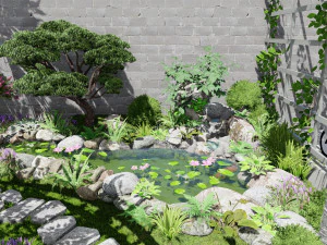 GARDEN LANDSCAPESTYLE 2 3D Model
