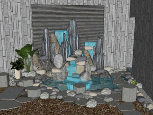 GARDEN LANDSCAPESTYLE 3 3D Model