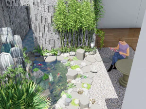 GARDEN LANDSCAPESTYLE 3 3D Model