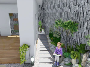 GARDEN LANDSCAPESTYLE 3 3D Model