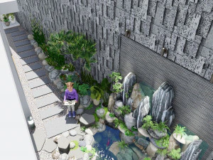 GARDEN LANDSCAPESTYLE 3 3D Model
