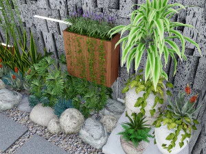 GARDEN LANDSCAPESTYLE 3 3D Model
