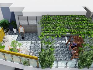 TERRACE GARDEN LANDSCAPE 2-JAPAN 3D 모델