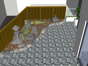 TERRACE GARDEN LANDSCAPE 2-JAPAN 3D 모델