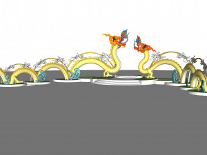 DRAGON SYMBOL 3D Model