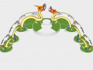 DRAGON SYMBOL 3D Model