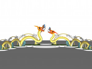 DRAGON SYMBOL 3D Model