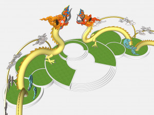 DRAGON SYMBOL 3D Model