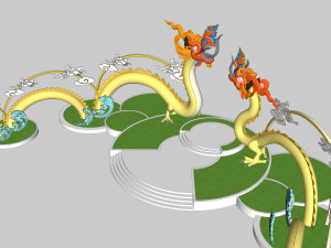 DRAGON SYMBOL 3D Model
