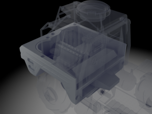 Wasteland Truck 3D Print Model