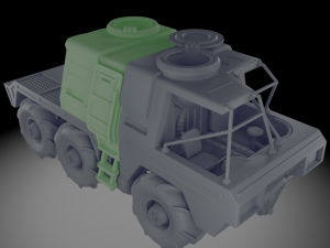 Wasteland Truck 3D Print Model