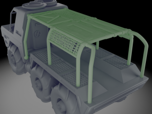 Wasteland Truck 3D Print Model