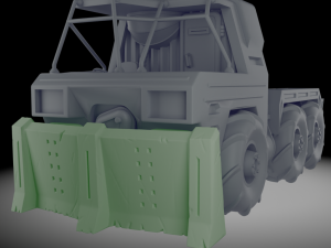 Wasteland Truck 3D Print Model